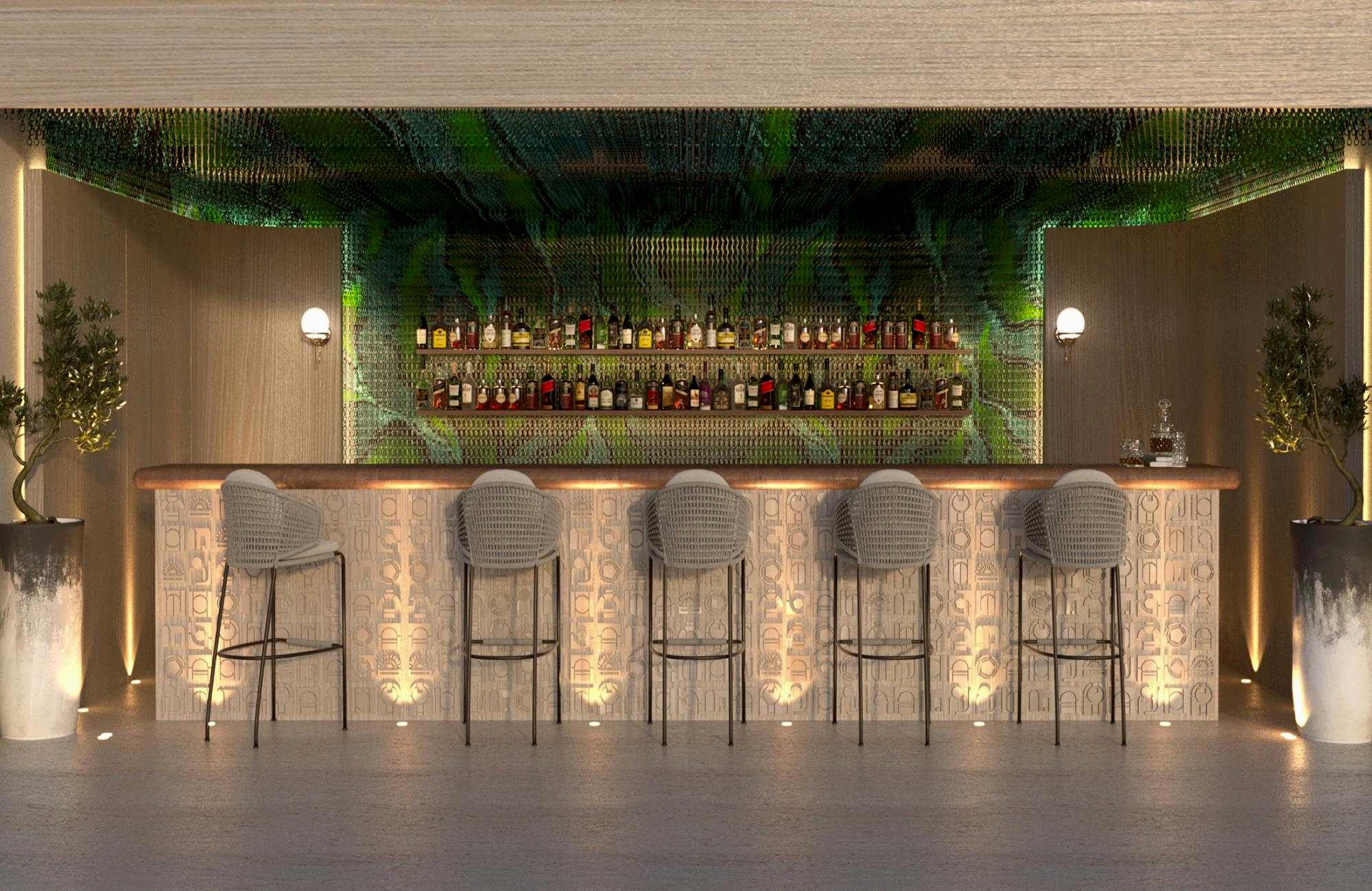 Swissotel Pool Bar Proje Tasarımı
