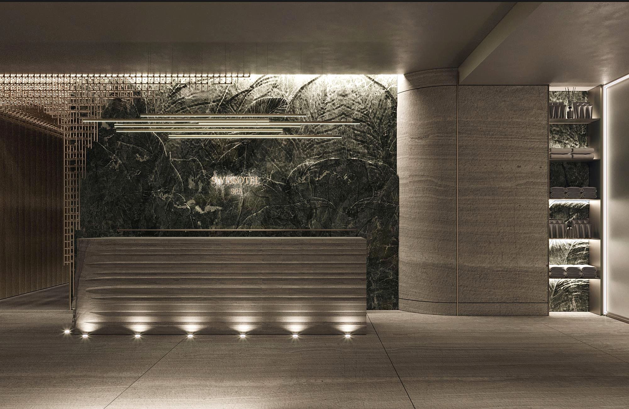 Swissotel Spa Sauna Proje Tasarımı